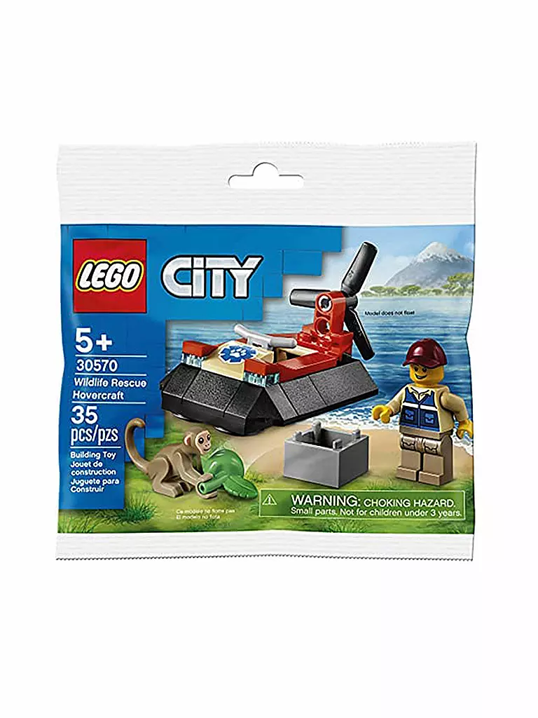 LEGO | City - Luftkissenboot für Tierrettungen 30570 | keine Farbe