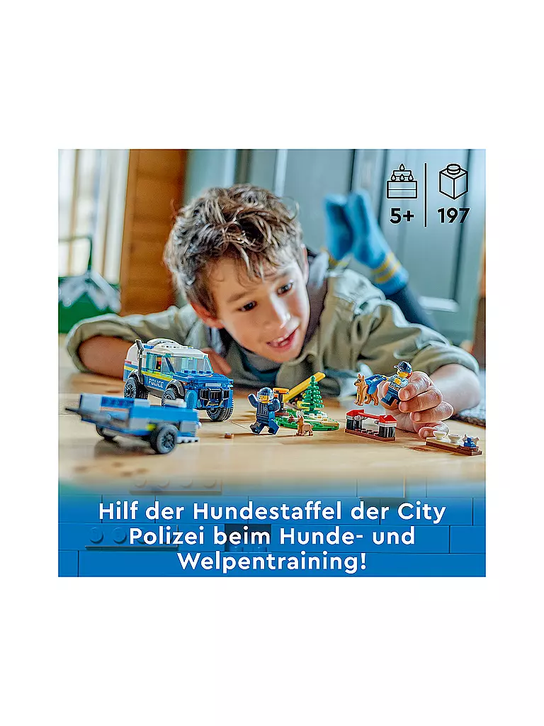 LEGO City - Mobiles Polizeihunde-Training 60369 keine Farbe