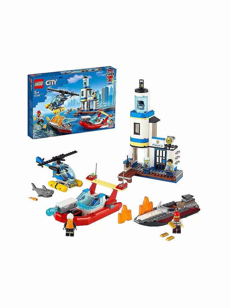 LEGO | City - Polizei und Feuerwehr im Küsteneinsatz 60308 | keine Farbe