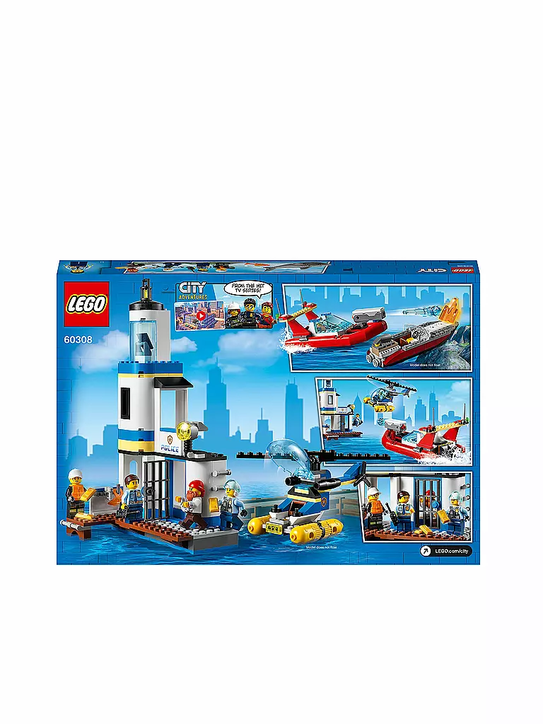 LEGO | City - Polizei und Feuerwehr im Küsteneinsatz 60308 | keine Farbe