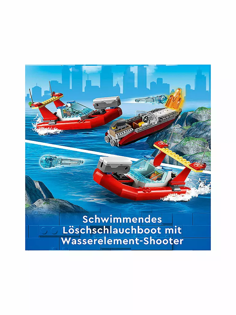 LEGO | City - Polizei und Feuerwehr im Küsteneinsatz 60308 | keine Farbe