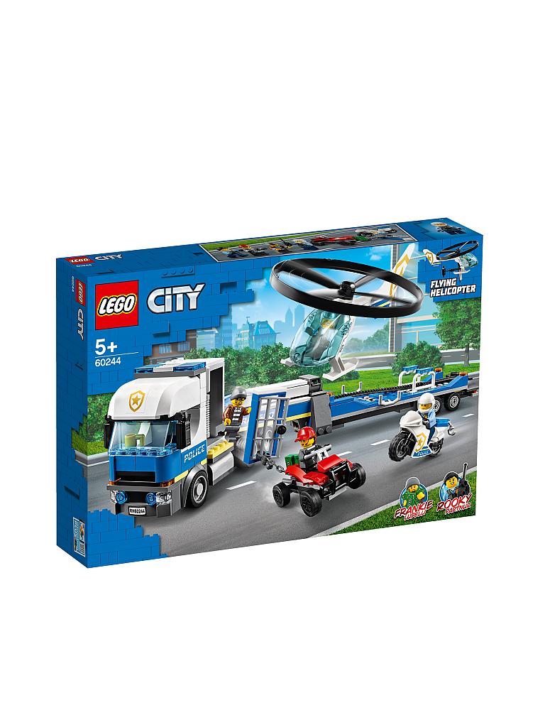 LEGO | City - Polizeihubschrauber-Transport 60244 | bunt