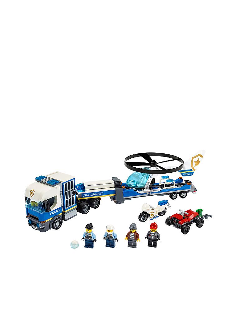 LEGO | City - Polizeihubschrauber-Transport 60244 | bunt