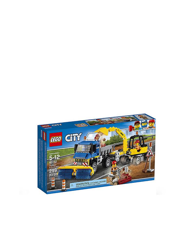 LEGO | City - Strassenreiniger und Bagger 60152 | 