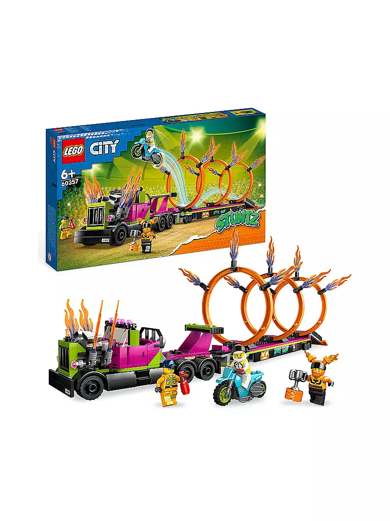 LEGO | City - Stunttruck mit Feuerreifen-Challenge 60357 | keine Farbe