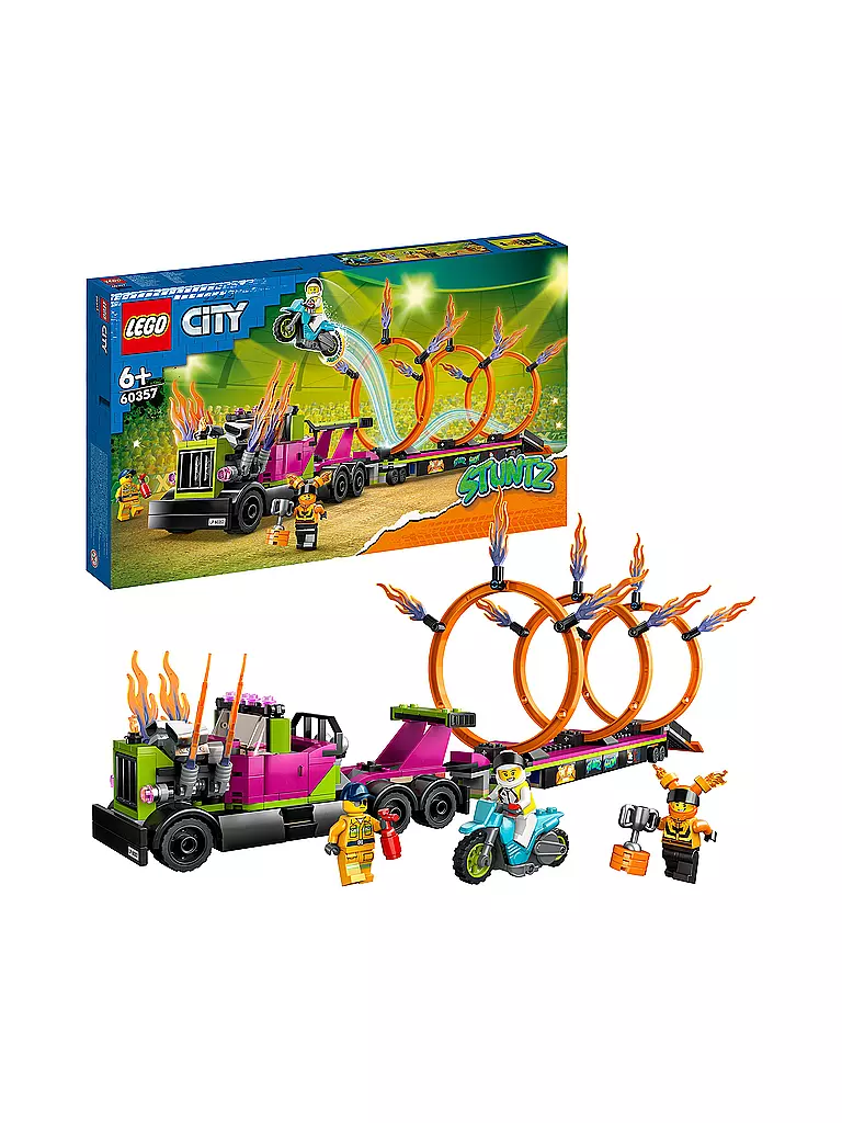 LEGO | City - Stunttruck mit Feuerreifen-Challenge 60357 | keine Farbe