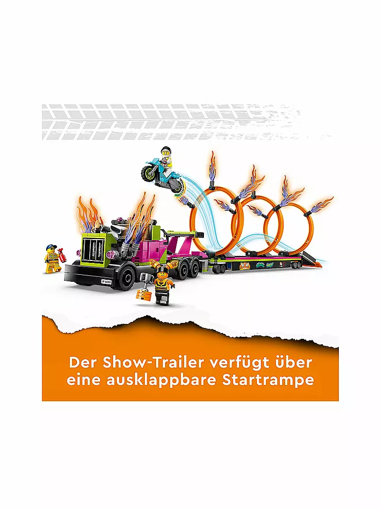 LEGO | City - Stunttruck mit Feuerreifen-Challenge 60357 | keine Farbe