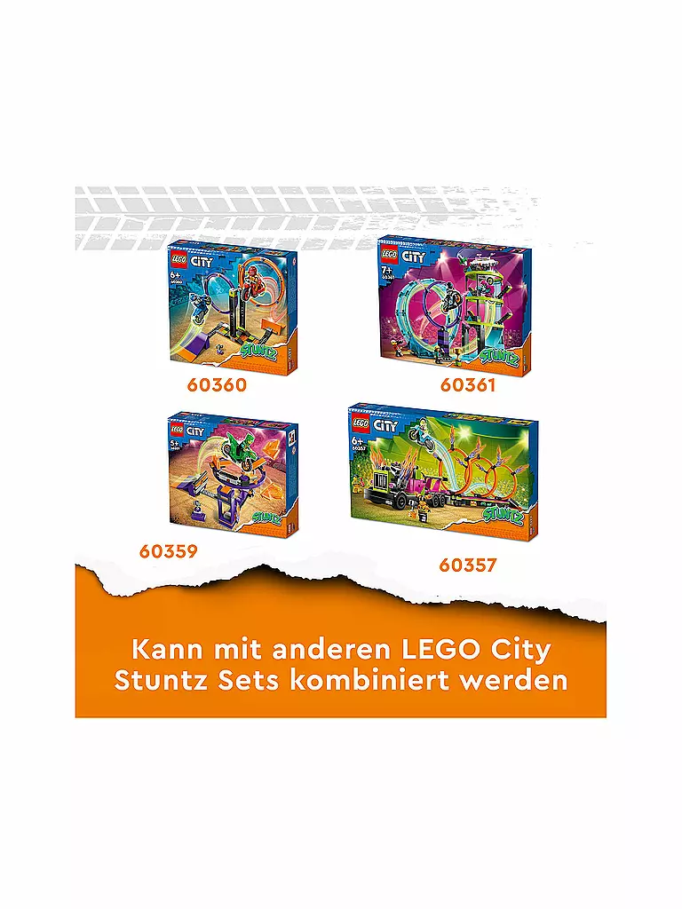 LEGO | City - Stunttruck mit Feuerreifen-Challenge 60357 | keine Farbe
