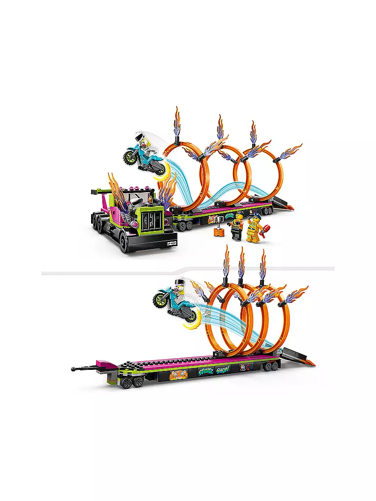 LEGO | City - Stunttruck mit Feuerreifen-Challenge 60357 | keine Farbe