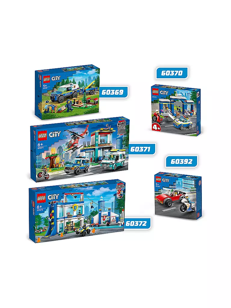 LEGO | City - Verfolgungsjagd mit dem Polizeimotorrad 60392 | keine Farbe
