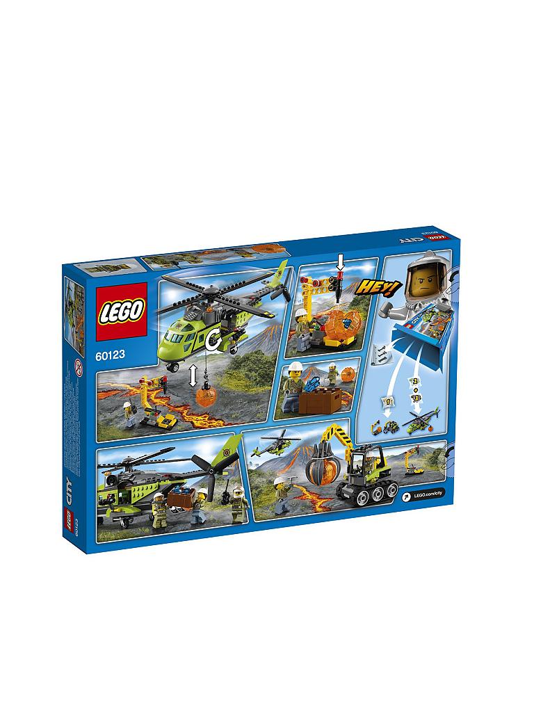 LEGO | City - Vulkan Versorgungshelikopter 60123 | 