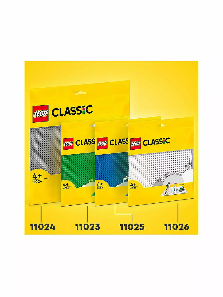 LEGO | Classic - Graue Bauplatte 11024 | grau