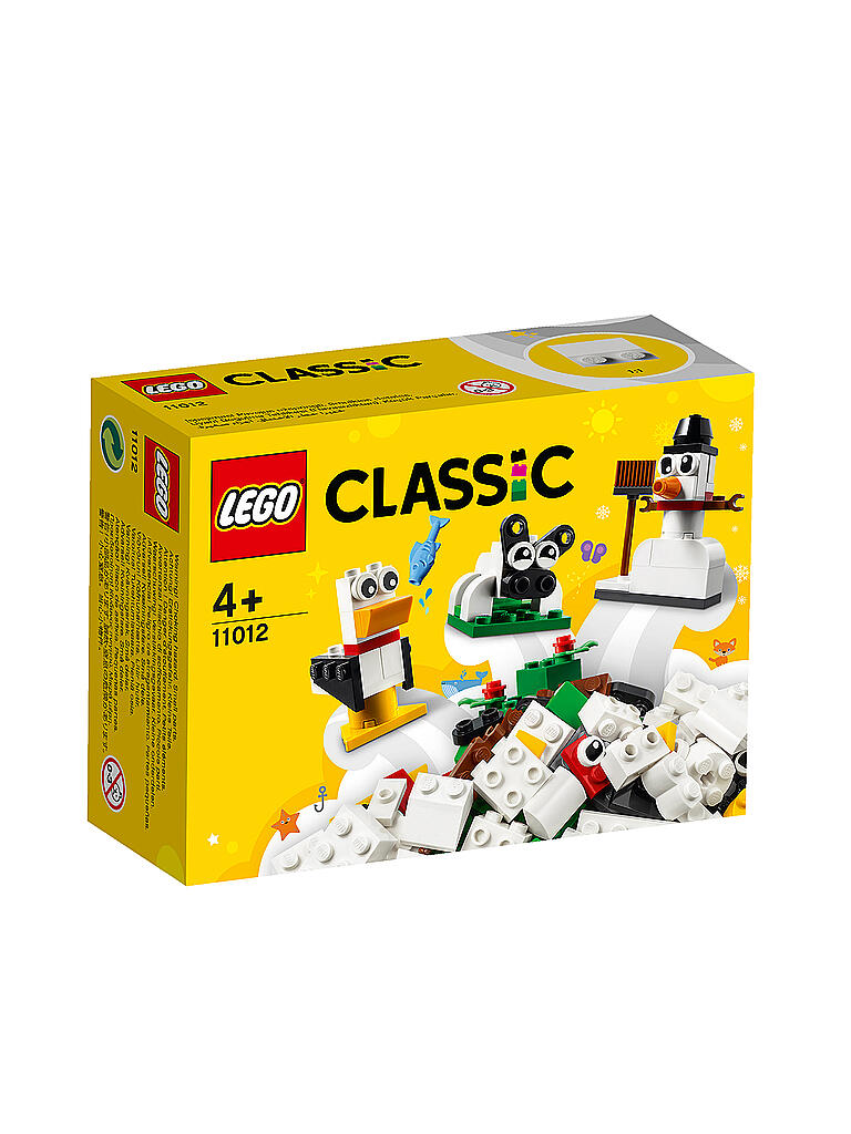 LEGO | Classic - Kreativ-Bauset mit weißen Steinen 11012 | keine Farbe