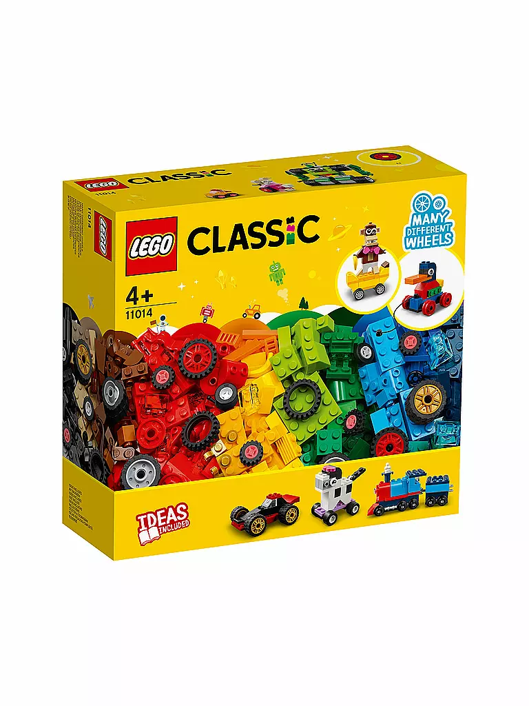 LEGO | Classic - Steinebox mit Rädern 11014 | keine Farbe