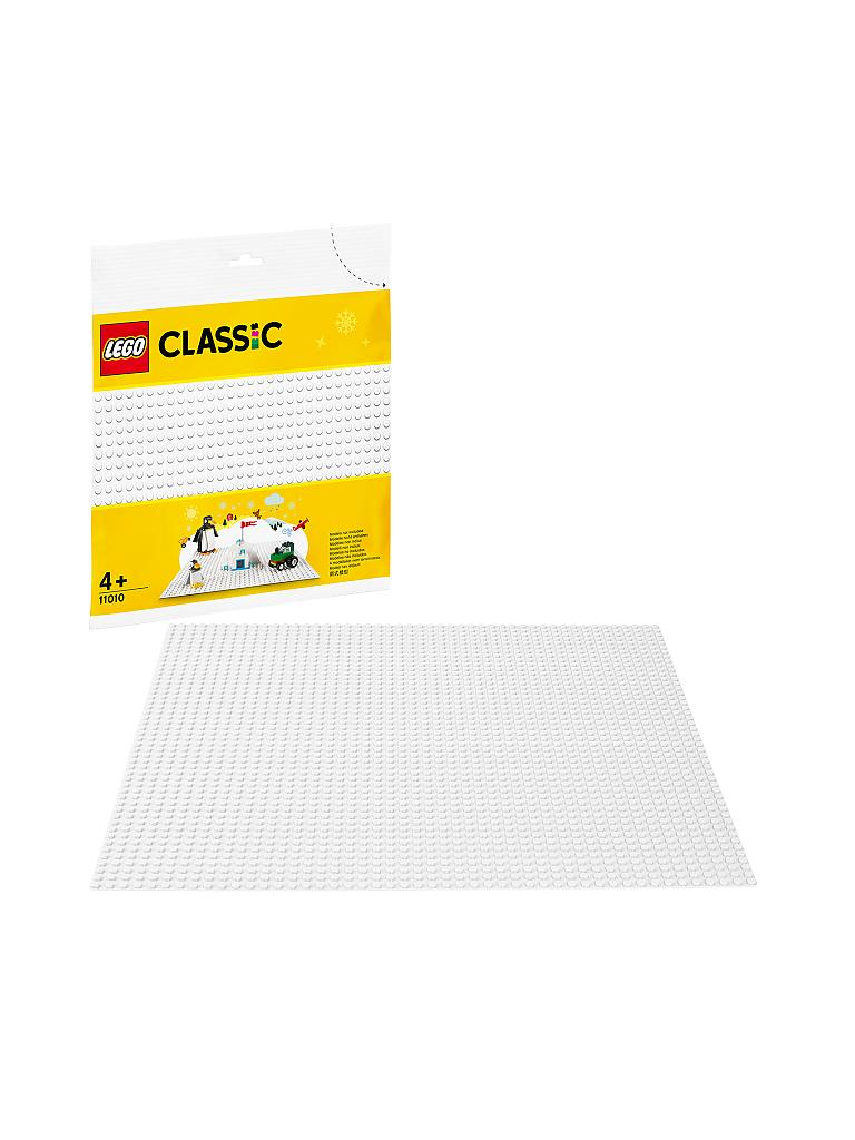 LEGO | Classic - Weiße Bauplatte 11010 | transparent