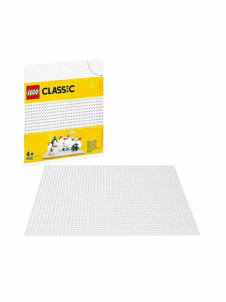 LEGO | Classic - Weiße Bauplatte 11010 | weiss