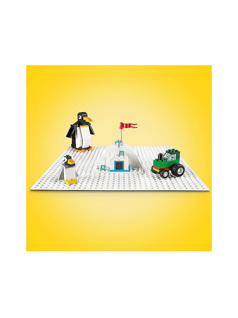 LEGO | Classic - Weiße Bauplatte 11026 | weiß