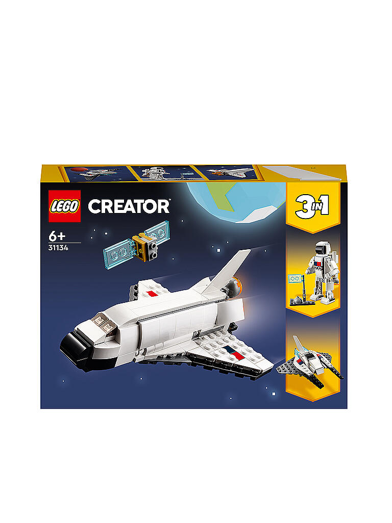 LEGO | Creator - 3in1 31134 Spaceshuttle und Raumschiff-Spielzeug-Set | keine Farbe