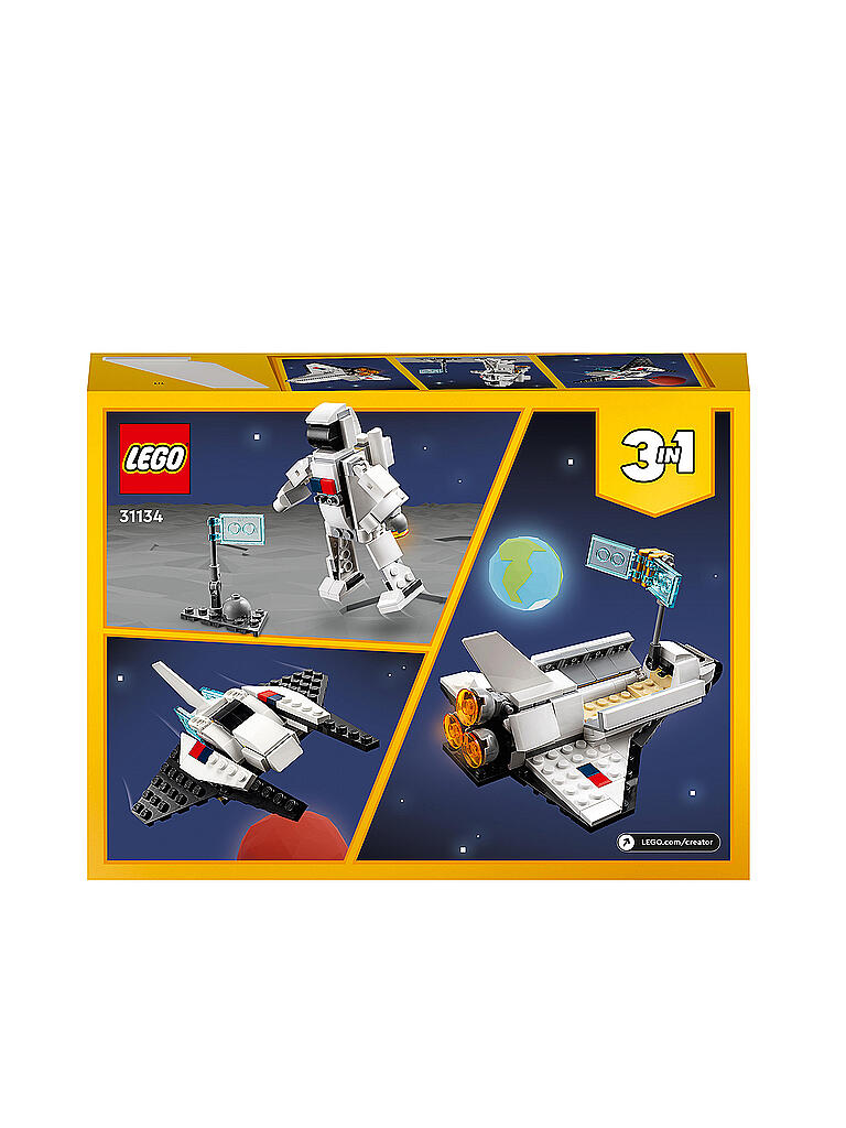 LEGO | Creator - 3in1 31134 Spaceshuttle und Raumschiff-Spielzeug-Set | keine Farbe