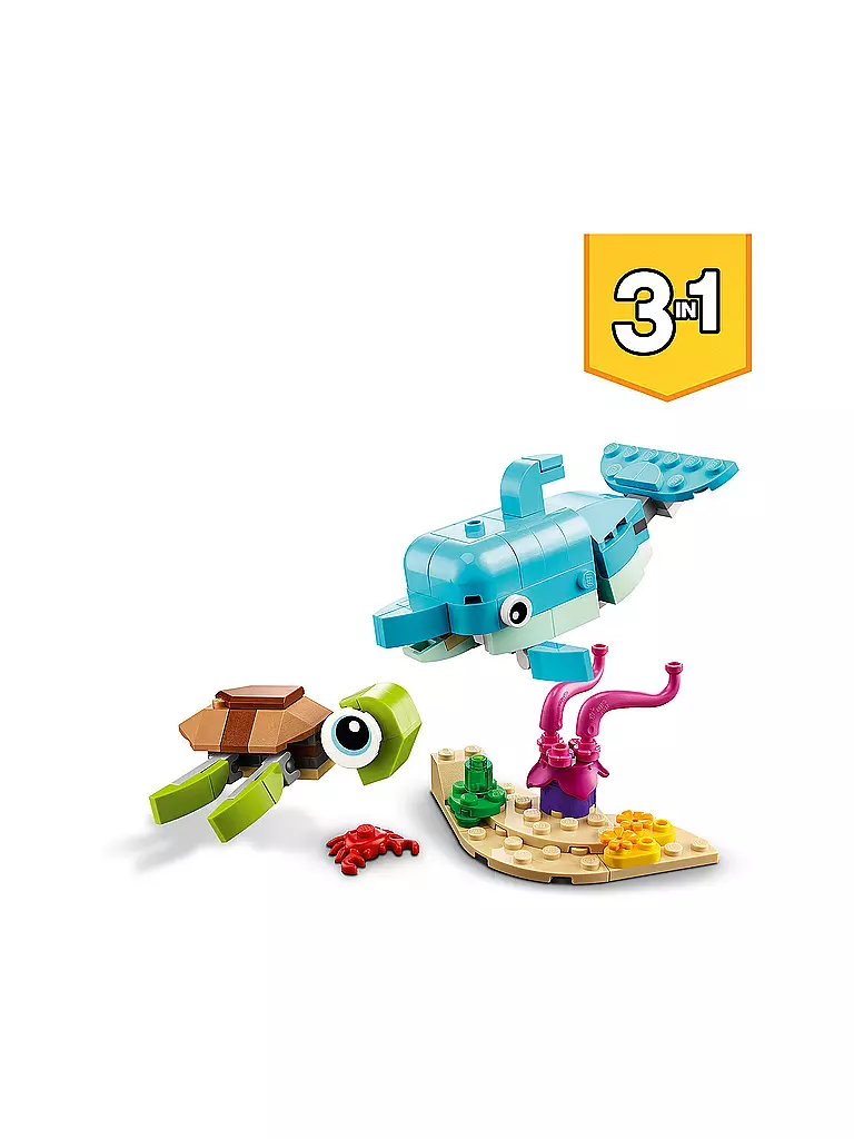 LEGO | Creator - Delfin und Schildkröte 31128 | keine Farbe