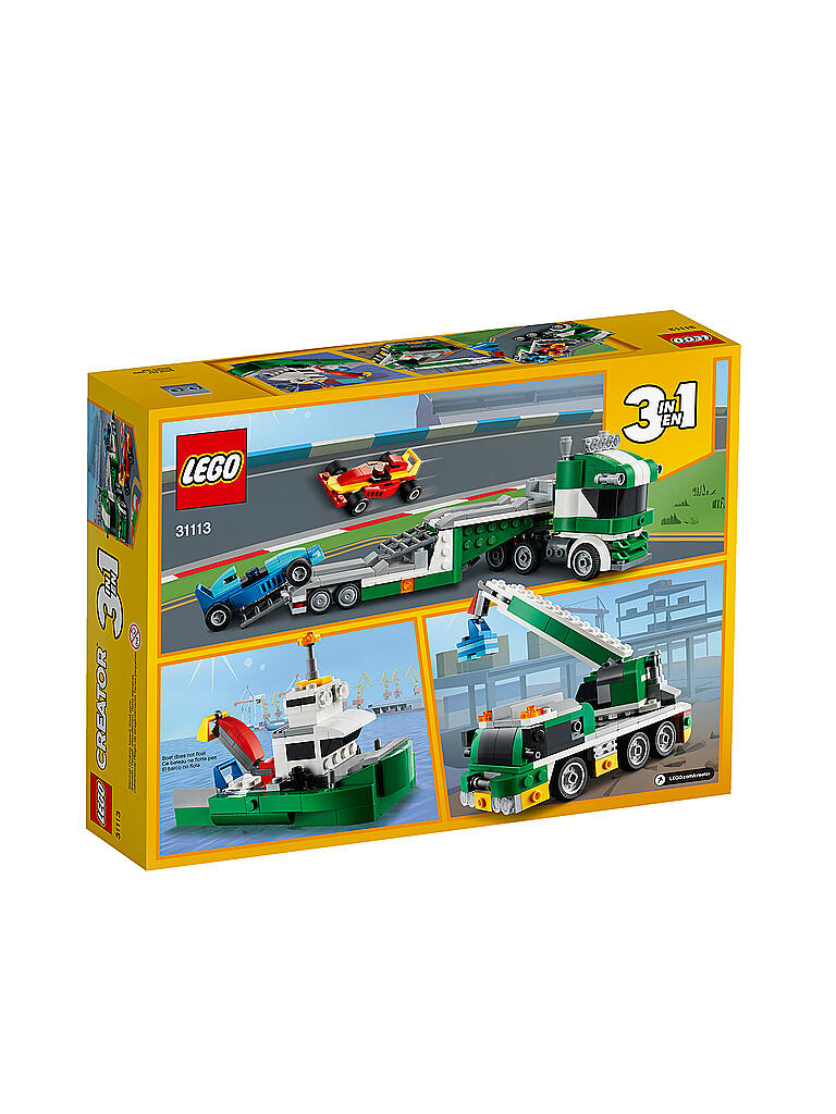 LEGO | Creator - Rennwagentransporter 31113 | keine Farbe