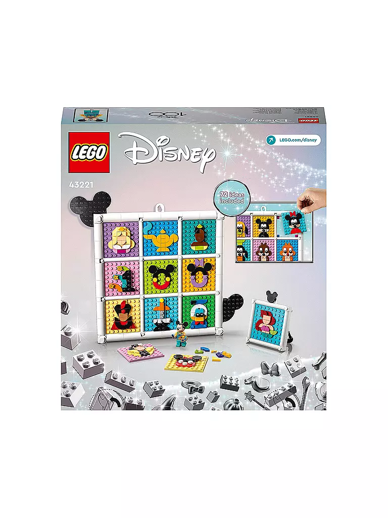 LEGO | Disney - 100 Jahre Disney Zeichentrickikonen 43221 | keine Farbe