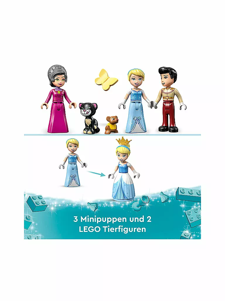 LEGO | Disney - Cinderellas Schloss 43206 | keine Farbe