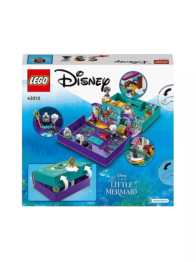 LEGO | Disney - Die kleine Meerjungfrau – Märchenbuch 43213 | keine Farbe