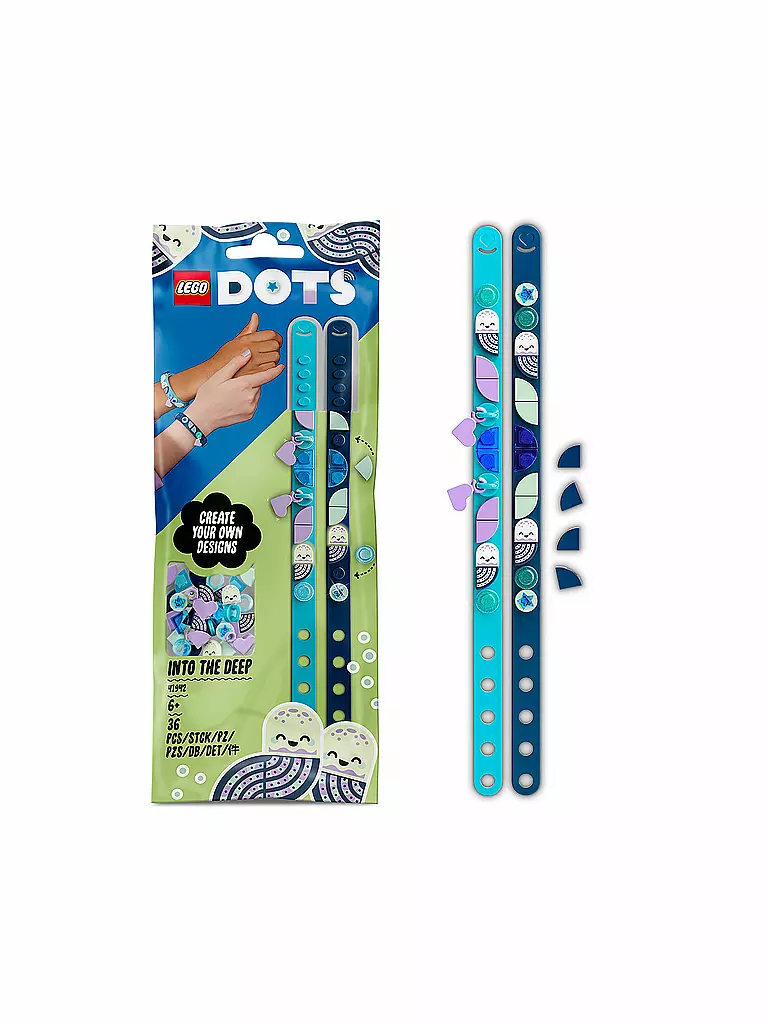 LEGO | Dots - Ozean Armband mit Anhängern 41942 | keine Farbe