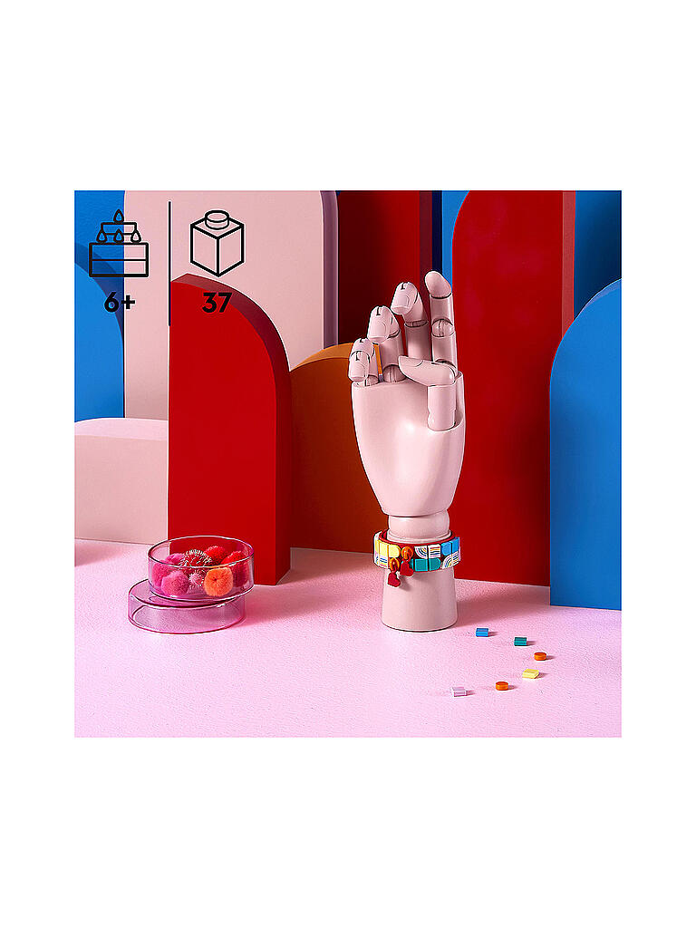 LEGO | Dots - Regenbogen Armband mit Anhängern 41953 | keine Farbe