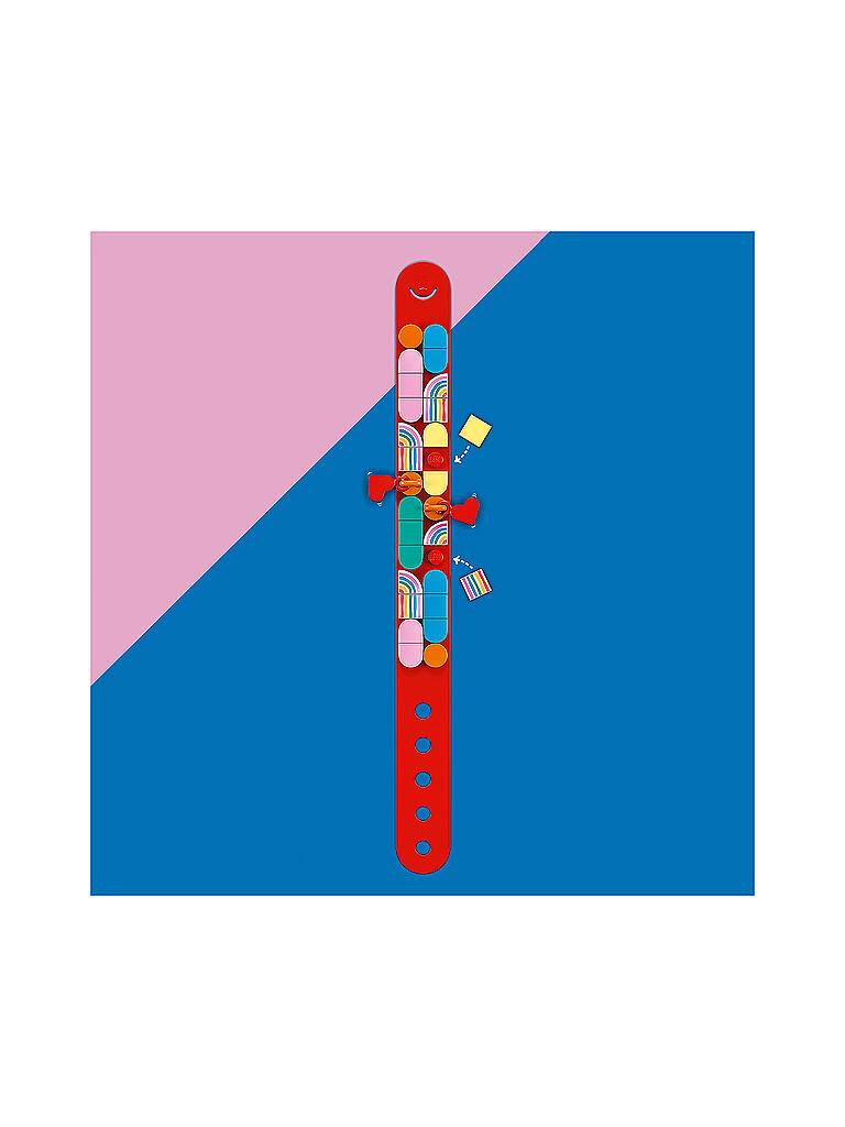 LEGO | Dots - Regenbogen Armband mit Anhängern 41953 | keine Farbe