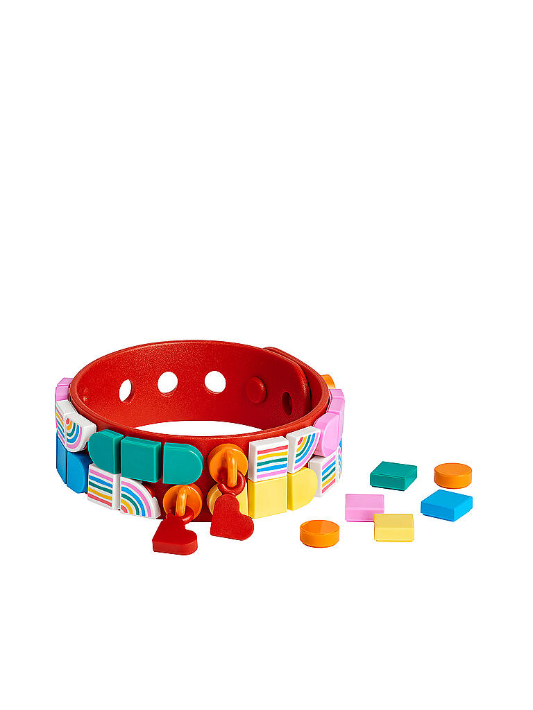 LEGO | Dots - Regenbogen Armband mit Anhängern 41953 | keine Farbe