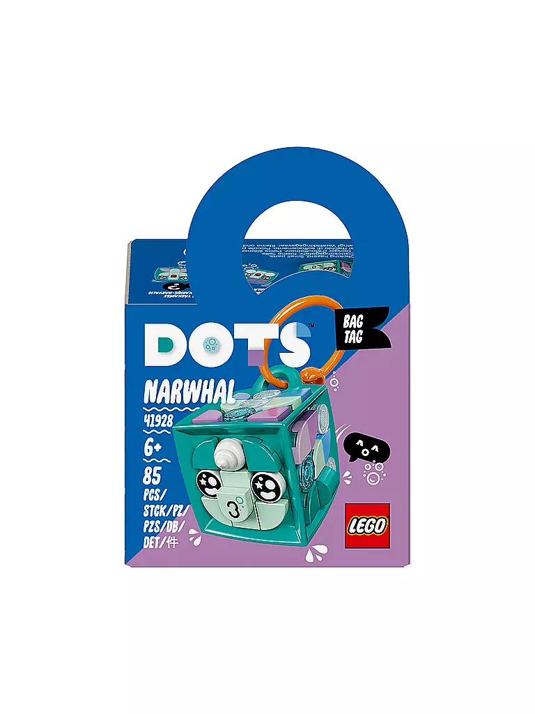 LEGO | DOTS - Taschenanhänger Narwal 41928 | keine Farbe