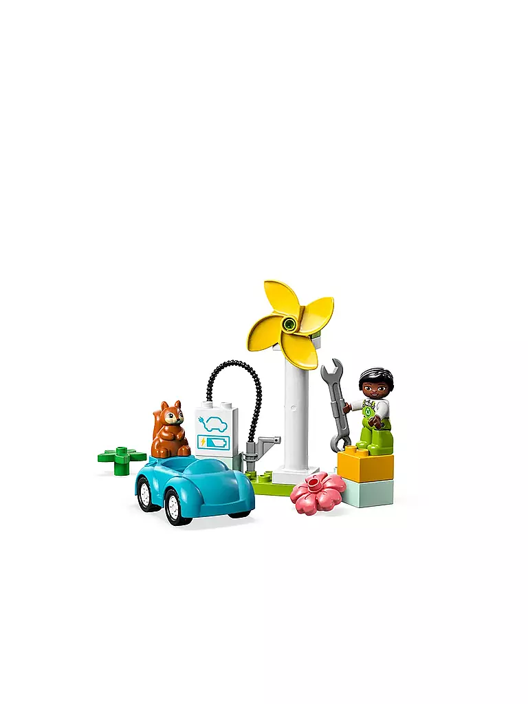 LEGO | Duplo -  Windrad und Elektroauto | keine Farbe