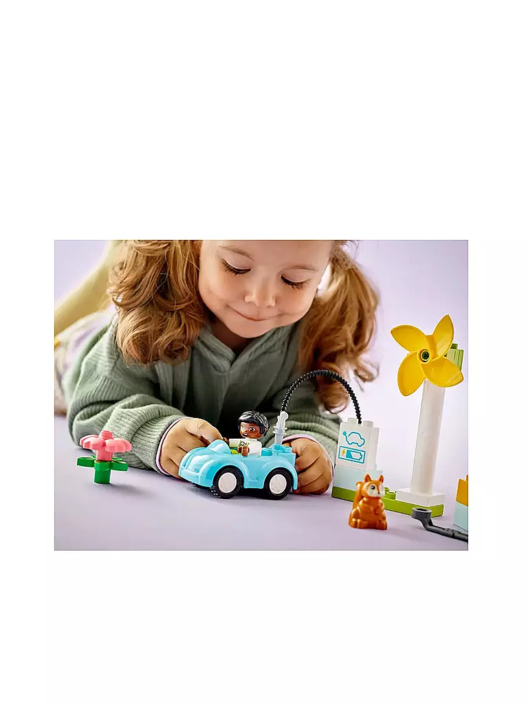 LEGO | Duplo -  Windrad und Elektroauto | keine Farbe