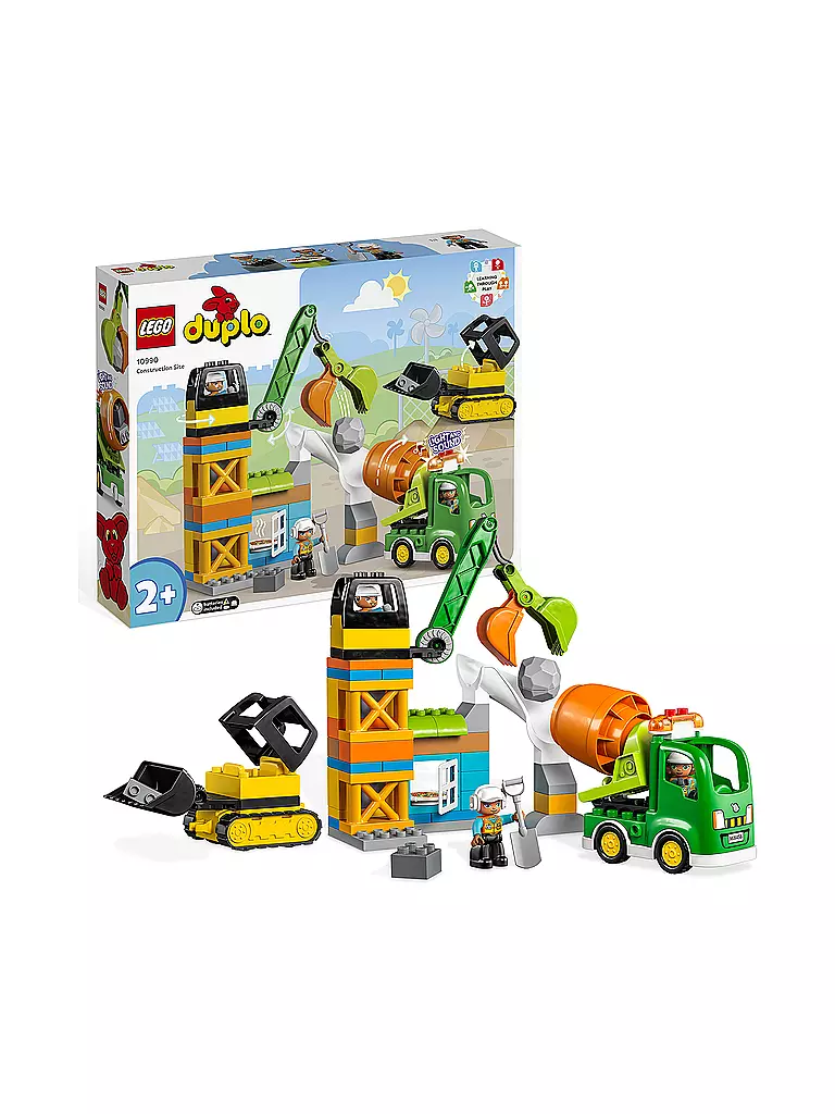 LEGO | Duplo - Baustelle mit Baufahrzeugen 10990 | keine Farbe