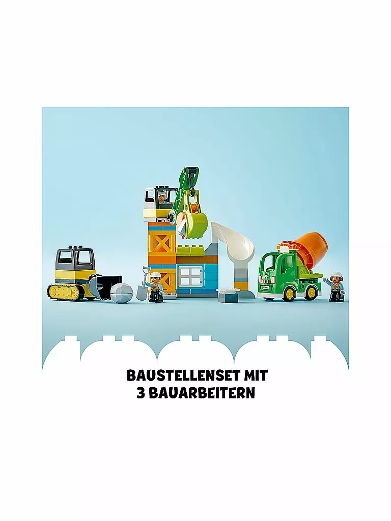 LEGO | Duplo - Baustelle mit Baufahrzeugen 10990 | keine Farbe