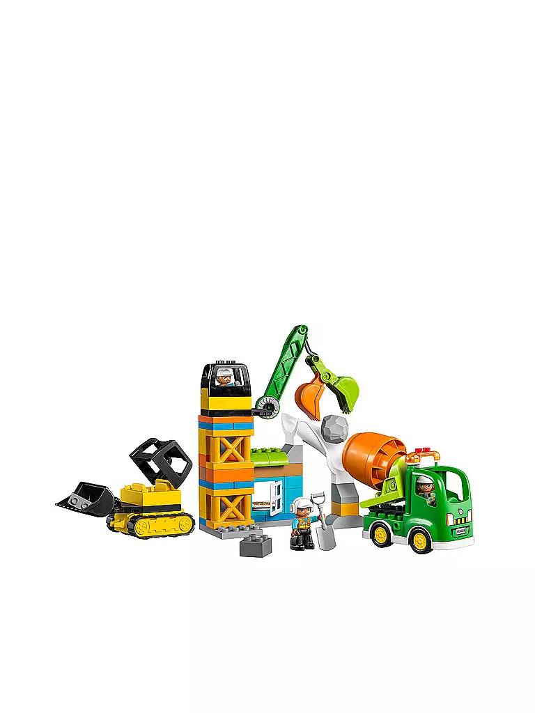 LEGO | Duplo - Baustelle mit Baufahrzeugen 10990 | keine Farbe