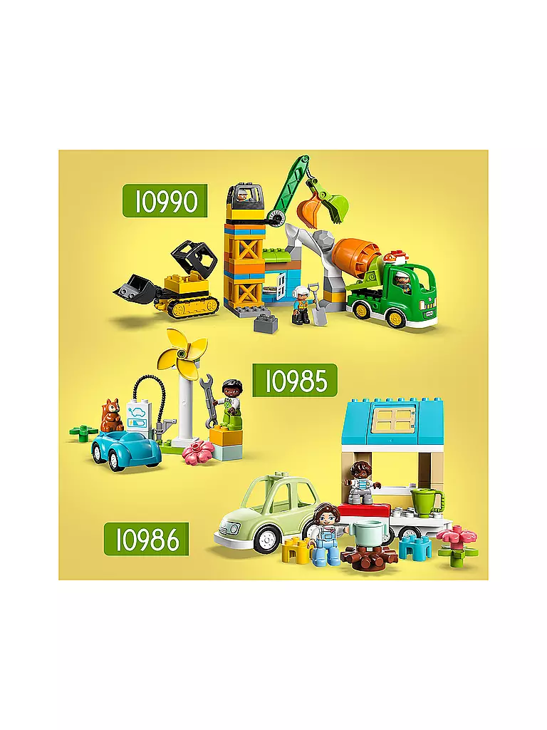 LEGO | Duplo - Baustelle mit Baufahrzeugen 10990 | keine Farbe