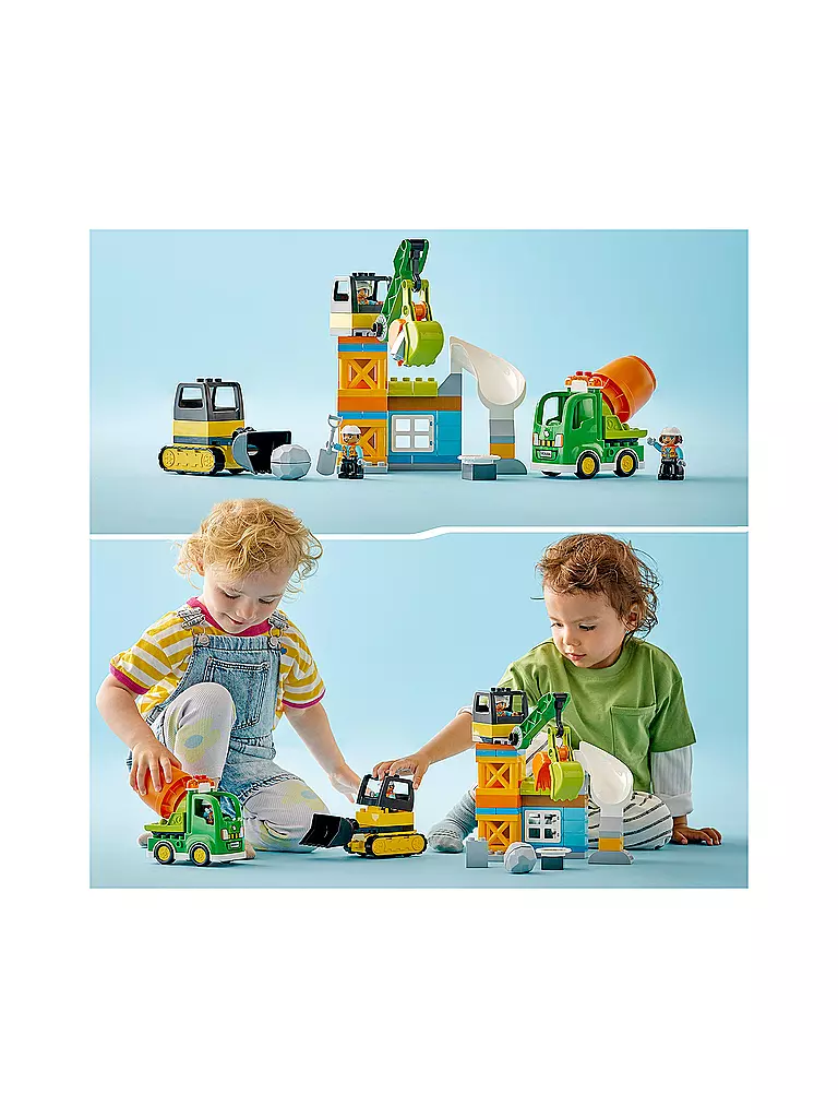 LEGO | Duplo - Baustelle mit Baufahrzeugen 10990 | keine Farbe