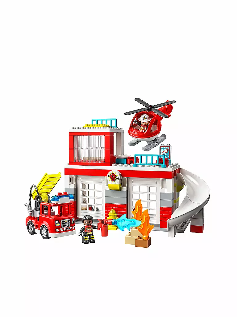 LEGO | Duplo - Feuerwehrwache mit Hubschrauber 10970 | keine Farbe