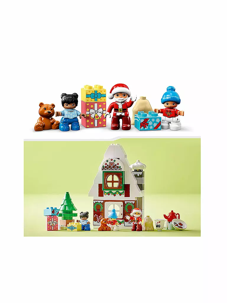 LEGO | Duplo - Lebkuchenhaus mit Weihnachtsmann 10976 | keine Farbe