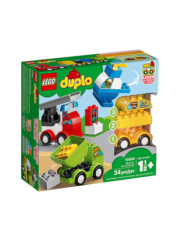 LEGO | Duplo - Meine ersten Fahrzeuge 10886 | transparent