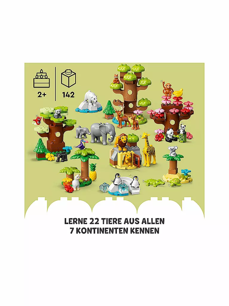 LEGO | Duplo - Wilde Tiere der Welt 10975 | keine Farbe