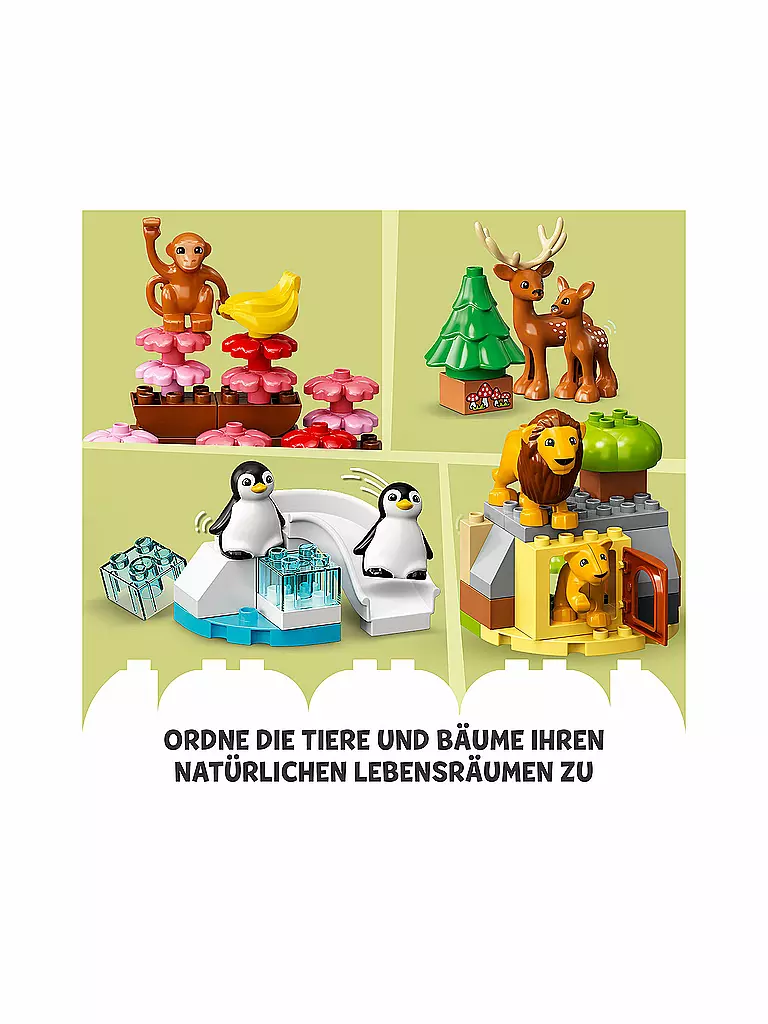 LEGO | Duplo - Wilde Tiere der Welt 10975 | keine Farbe