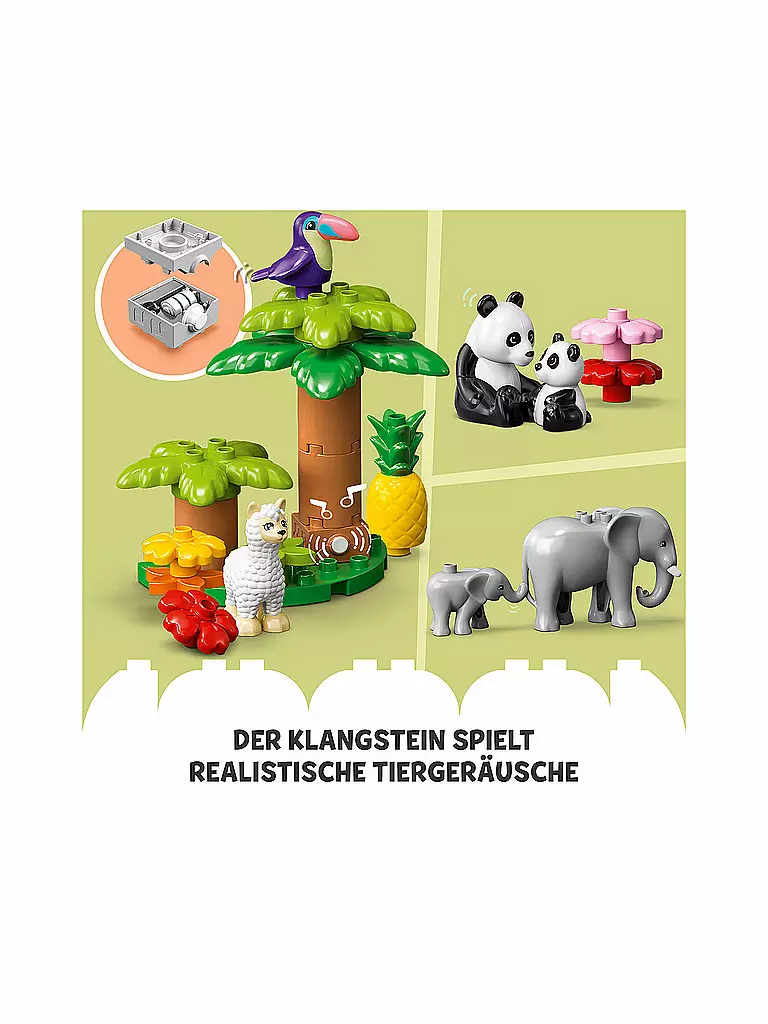 LEGO | Duplo - Wilde Tiere der Welt 10975 | keine Farbe