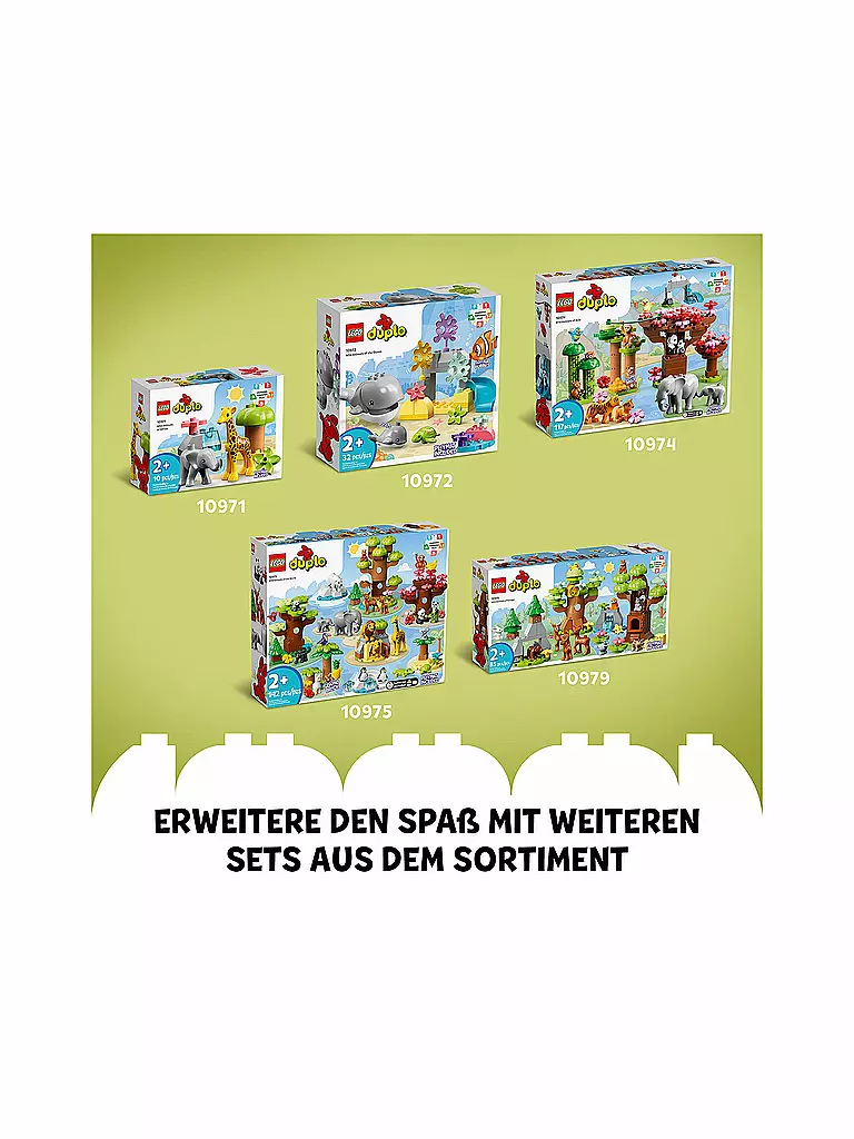 LEGO | Duplo - Wilde Tiere Südamerikas 10973 | keine Farbe