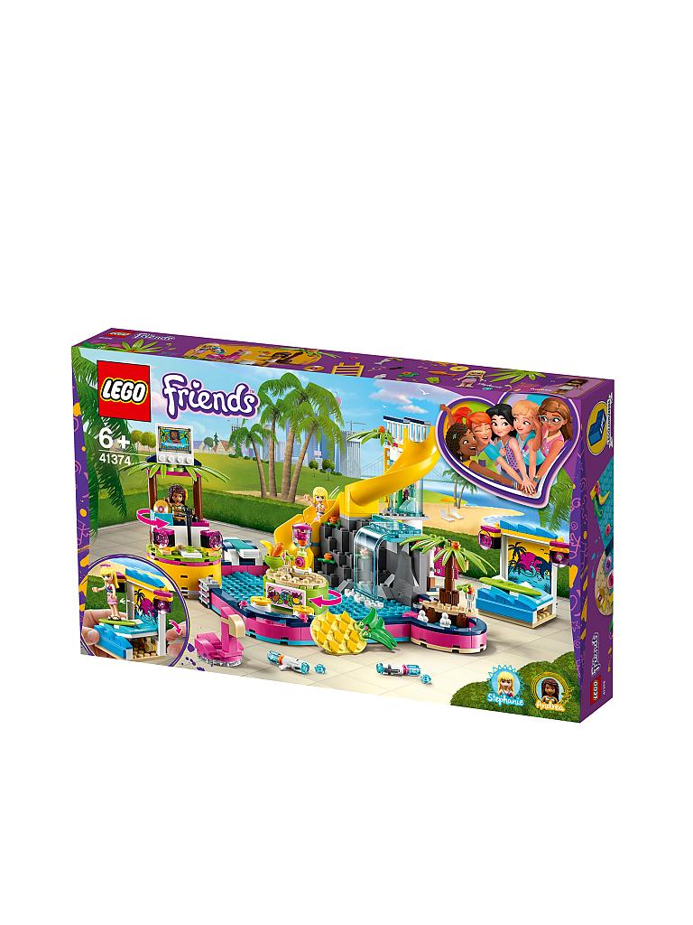 Lego Friends Andreas Pool Party 41374 Transparent