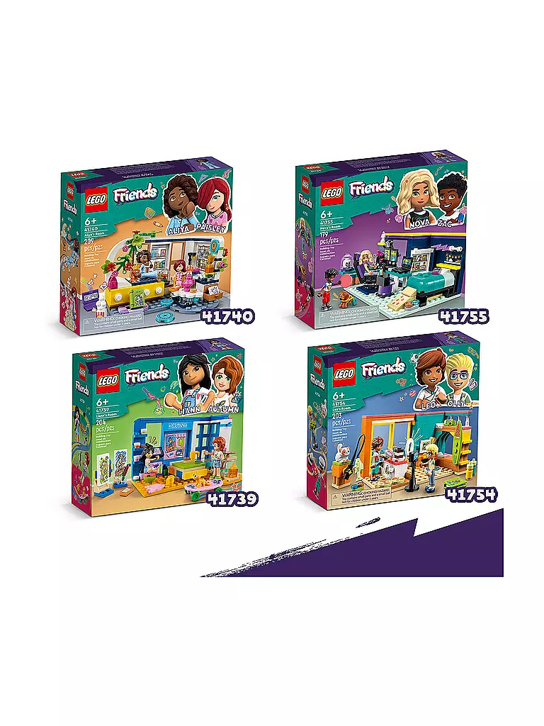 LEGO | Friends - Novas Zimmer 41755 | keine Farbe