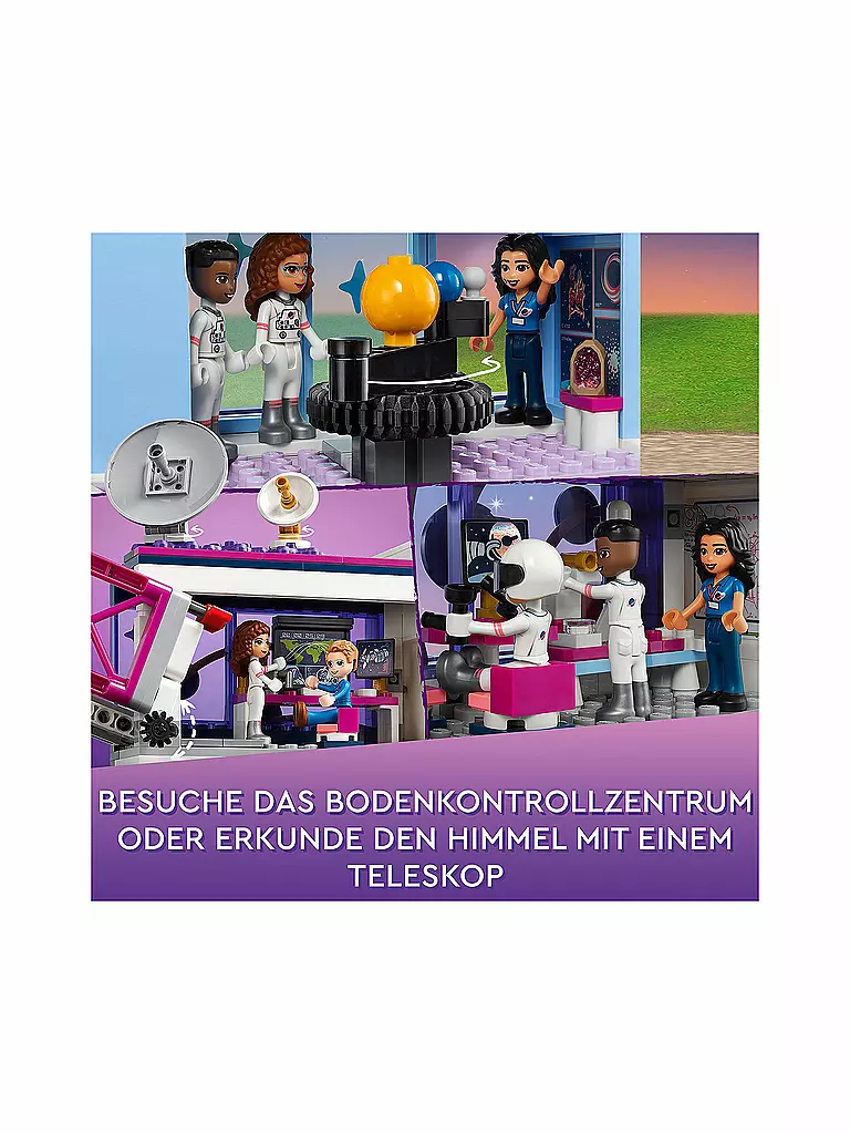 Werbung LEGO Friends - Olivias Raumfahrt-Akademie 41713 keine Farbe